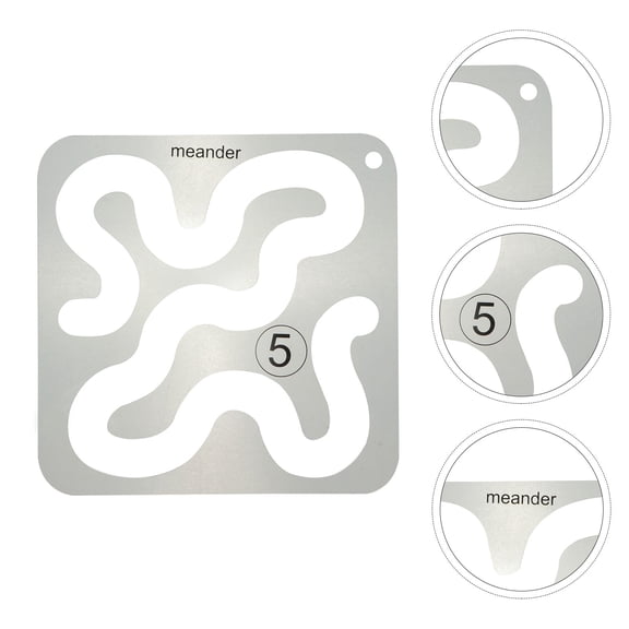 HEATSHAKING Acrylic Sewing Ruler Multi For Sewing Projects 1Pack 5.5X5.5In