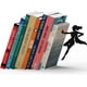 thumbnail image 1 of Sujetalibros para sujetar libros resistentes (Supergal) - Sujetalibros de metal ocultos para estantes, escritorio o encimera - Sujetalibros para decoración del hogar - Regalo para amantes de los libros y decoración del hogar Rojo Verde RV1016-0122982FYD, 1 of 5