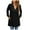 Black, variant on Idoravan Womens Plus Size Tops,Ladies, Fashion Women's Button Round-Neck Long Sleeve Casual T-shirt Top Solid Blouse Pink XXL