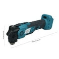 thumbnail image 3 of Multi 20V Cordless Oscillating Tool 6 Variable Speed 19000RPM Brushless Motor Tool Oscillating Multi Tool Kit for Cutting Wood Drywall Nails Remove Grout & Sanding, 3 of 7