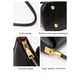 thumbnail image 5 of Bolsos de hombro para mujer, retro, clásico, pequeño, cierre de hebilla de los años 90, Negro -, M, 5 of 5