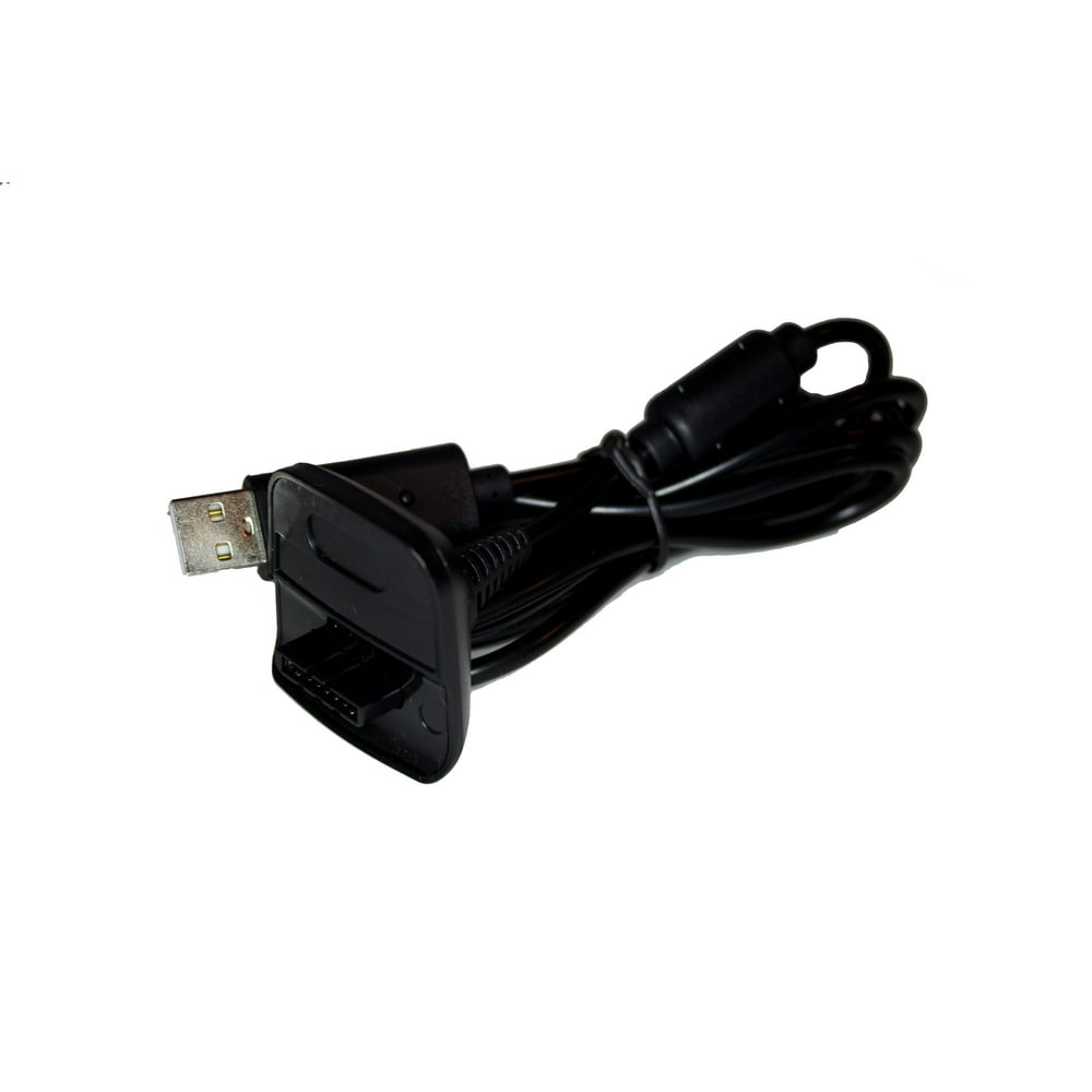 XBox 360 Controller Play and Charge Cable Replacement Black by Mars
