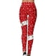thumbnail image 4 of Leggings navideños cintura Regular ajustado ajuste claro Impresión Digital divertido Patten mujeres Casual Navidad pantalones ajustados BFY031 M, 4 of 6
