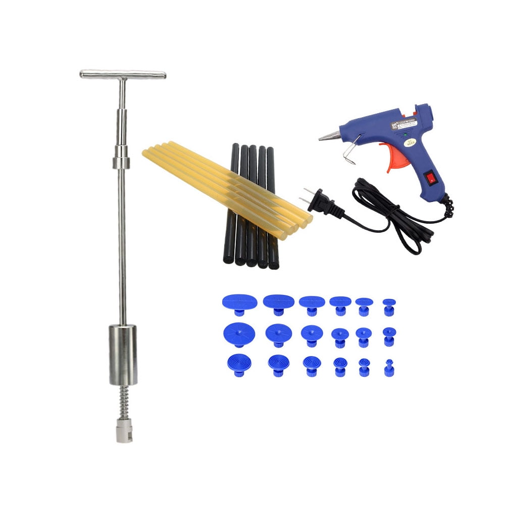 Auto Dent Repair Tool 18pcs T Type Puller Glue Gun Glue