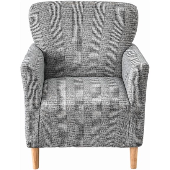 Stretch Chair Covers with Arms Printed Accent Chair Cover 1 Piece Armchair Covers Chair Slipcovers for Living Room