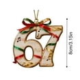 thumbnail image 7 of WEGFTDUOP Christmas 67 Acrylic Ornament Six Funny Xmas Holiday Ornament Funny 67 Decorations Meme Grandkid Gift For Christmas Tree Christmas Hanging Decor, 7 of 7