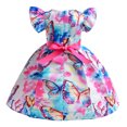 thumbnail image 2 of 2-9T Flower Butterfly Girls Dress Ball Gown Party Pageant Floral Dresses, 2 of 6