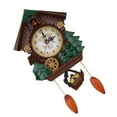 thumbnail image 4 of Vintage Cuckoo Clock Tree House Wall Clock Large Numbers Kitchen Living Room Decor, 4 of 7