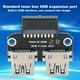 thumbnail image 5 of Adaptador USB hembra PI Nto USB, accesorio de computadora USB 3.0 a USB integrado, placa adaptadora USB, instalación sencilla, 5 of 7