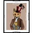 thumbnail image 5 of Art.com Vivienne Steampunk Fox Art Print by Fab Funky, Black Frame Wall Art, 23" x 29", 5 of 5