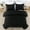 Dot-Black, variant on JML Tufted King Comforter Set 3 Pieces, Jacquard Boho Tufts Bedding Set - All Season Duvet and 2 Pillow Shams Bed Sets, Burgundy