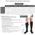 thumbnail image 3 of Truform Men's Socks, Knee High, Dress Style: 8-15 mmHg, Tan, Medium, 3 of 10