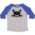 thumbnail image 3 of Inktastic Peeking French Bulldog Boys or Girls Toddler T-Shirt, 3 of 5