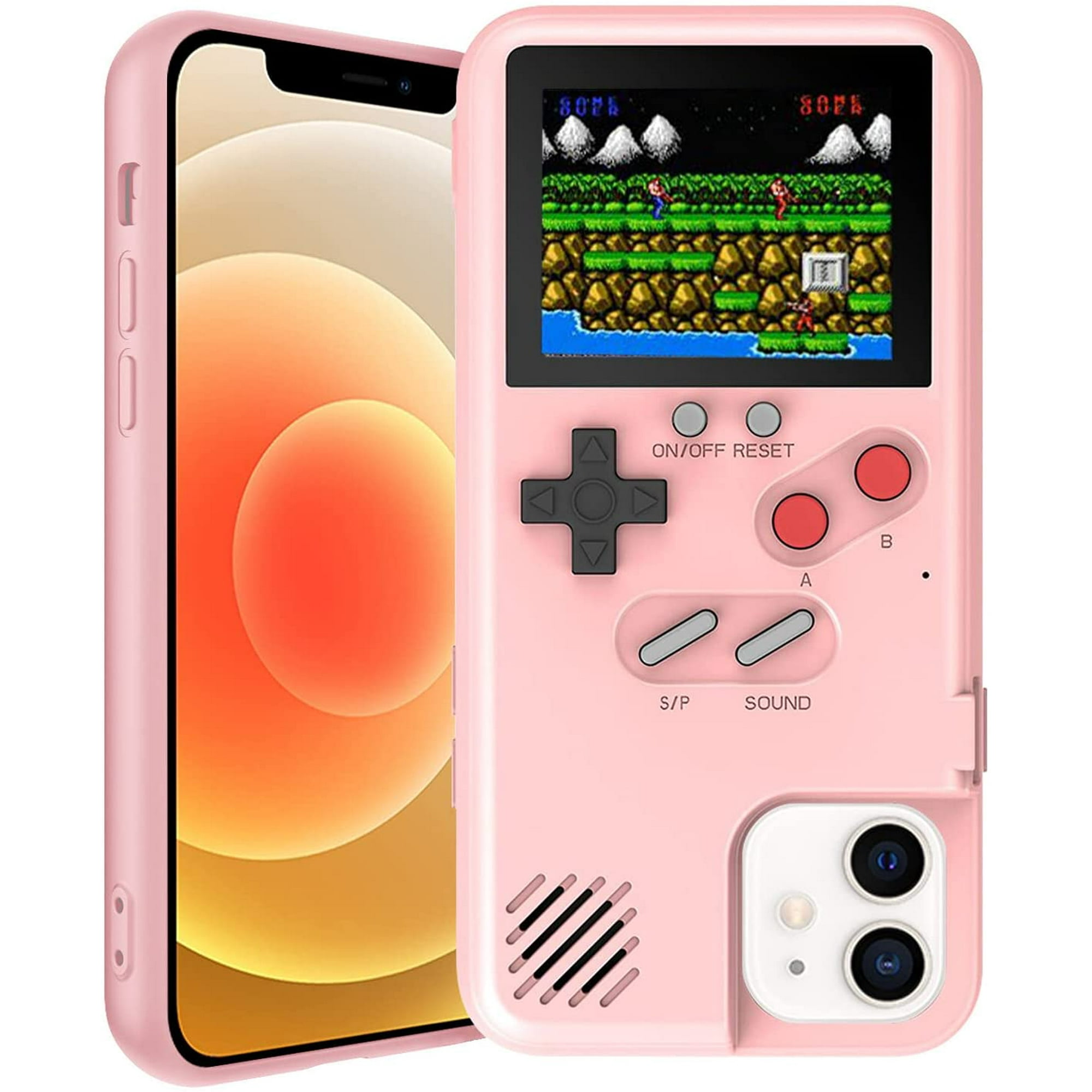 Gameboy Case for iPhone, FYBTO for Retro 3D Phone Case Game Console with 36  Classic Game, Color Display Shockproof Video Game Phone Case for  iPhone(Pink, for iPhone 13 Pro Max) - Walmart.ca