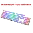 thumbnail image 1 of Methold Teclado mecánico personalizado 104 Keycap GAMER Cristal transparente Keycap Colorido Inyección Personaje Luz ABS Real Key Cap Juegos de teclado y mouse para computadora, 1 of 6