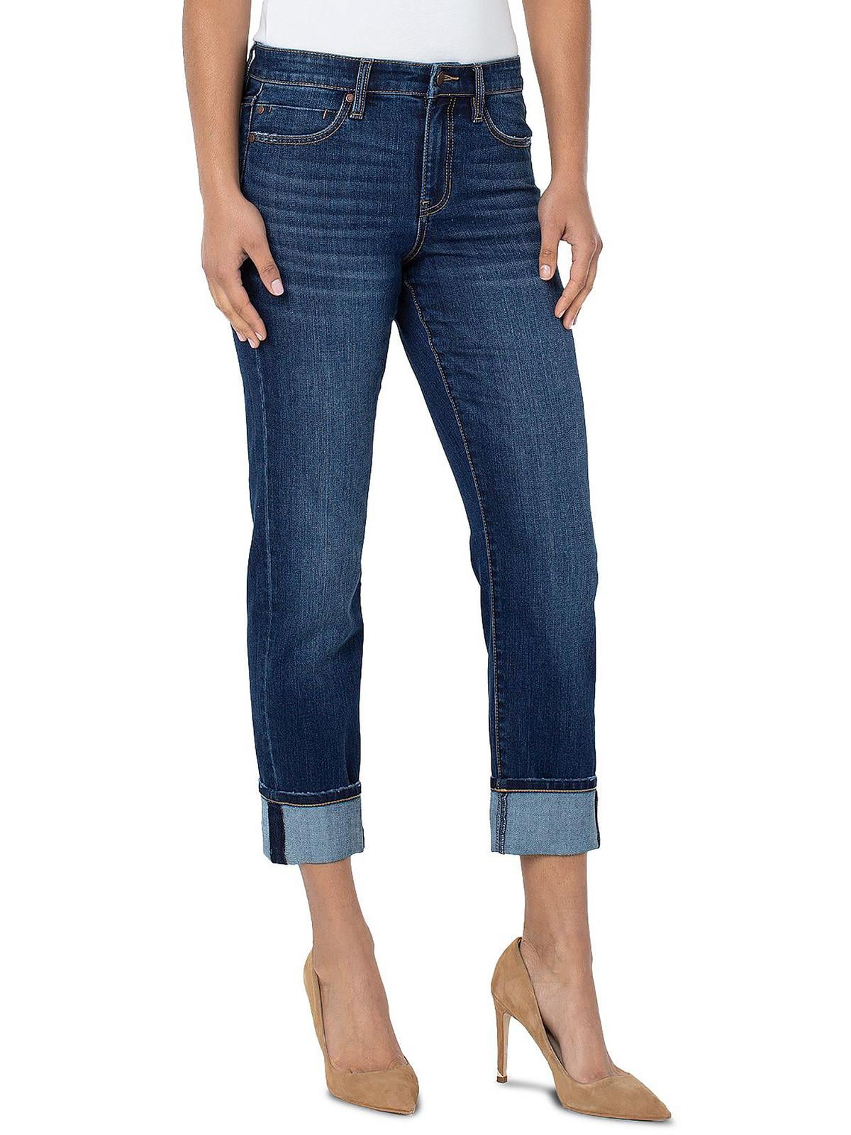 Liverpool Los Angeles Womens Denim Slim Straight Leg Jeans