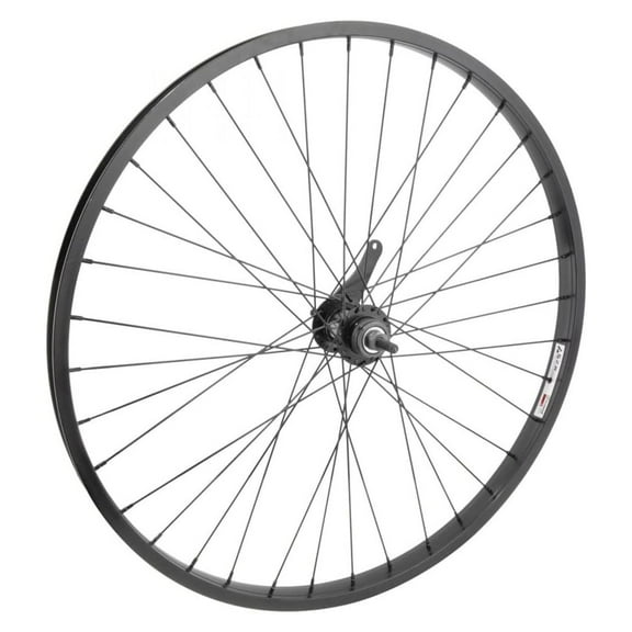 Wheel Master Rear 26 x 1.75/2.125, WEI-AS7X, Black, 36H, 14g Blk Spokes