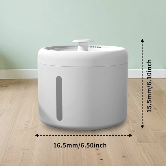 2000ML Ultra Silent Cat Water Fountain with 4-Layer Filtration & 4 ° Tilt Design