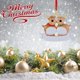 thumbnail image 3 of Decoración De Árbol De Navidad, Ciervo Bonito, Adorno Colgante De Resina Familiar Diy, Decoración De Fiesta De Navidad 2021 matsuzay HA042988-01, 3 of 4
