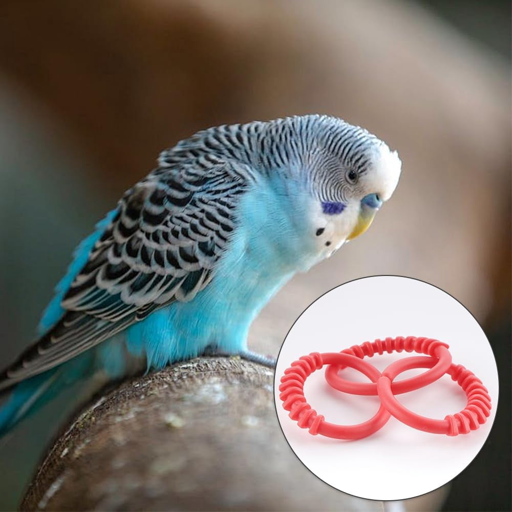 Bird Chewing Toy Parrot Plastic Link DIY Cage Accessories