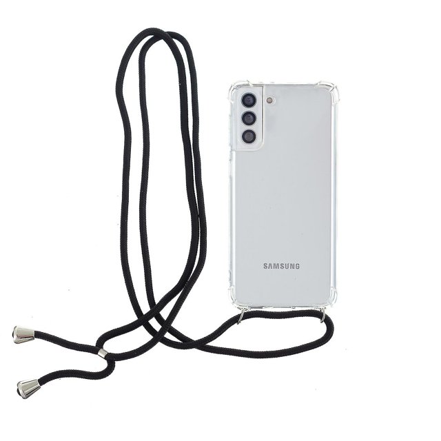 Corner Bumper Frame Tpu Phone Shockproof Cover Case With Lanyard For Samsung Galaxy S21 Plus 5g