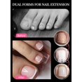 thumbnail image 4 of shiyou-Toe Dual Nail Forms for Poly Gel Toenail Extension, Long Square Toe Nail Tips Polygel Toenail Kit for Pedi Nail Extension, Reusable Nail Tips Mold, 120Pcs 12 Sizes, 4 of 4
