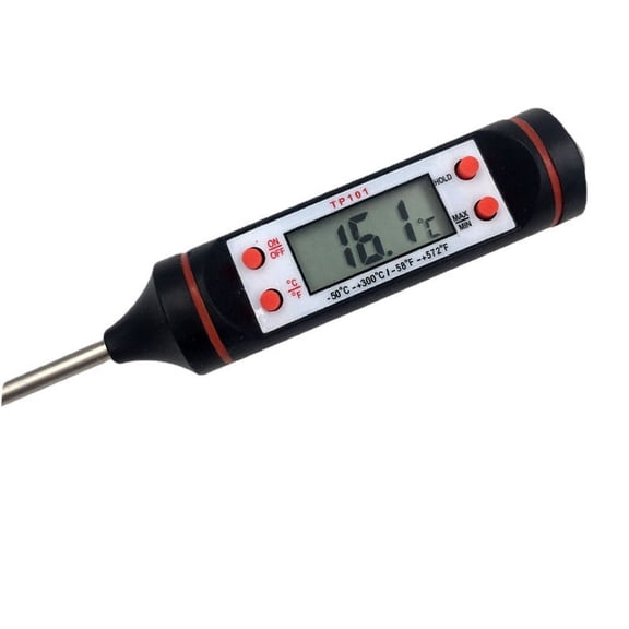 Meat Thermometer,Instant Read Digital Cooking Thermometer,Electronic Food Thermometer with Super Long Probe for Kitchen,Milk,Candy