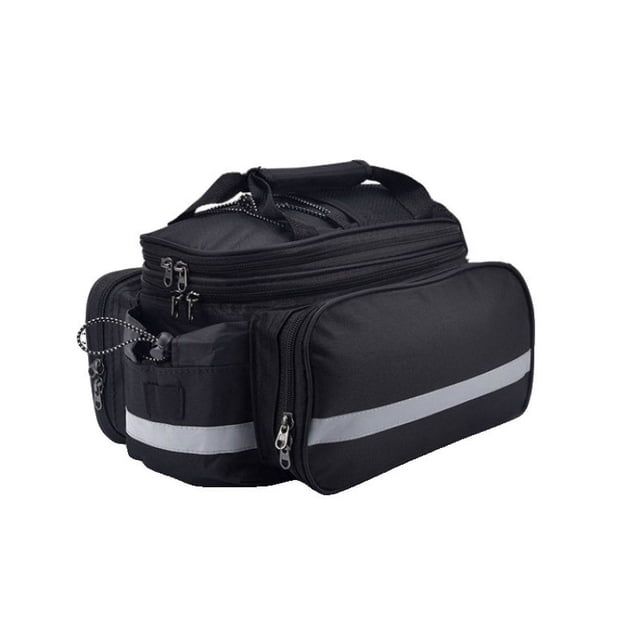 Waterproof Bicycle Carrier Bag Waterproof Rear Storage Bag for Cycling MTB Sport Travel with Rain Cover