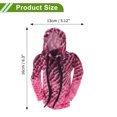 thumbnail image 4 of Funda para Palanca de Cambios Unique Bargains Car Shift Knob Hoodie Negro Rosa Poliéster 6.3"x5.12" 1 Pc Impresión Digital, 4 of 6