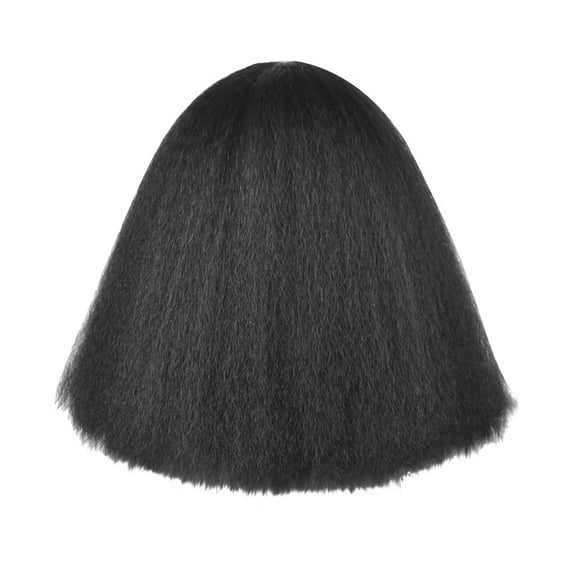 DOPI Black Wigs -American Headband Women'S Straight Hair Headband Wigs wig