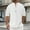 White, variant on Mqqzkk Mens Long Sleeve 1/4 Button Up Shirt Crew Neck Summer Fashion Dress Shirts Casual Business Golf Daily Tops