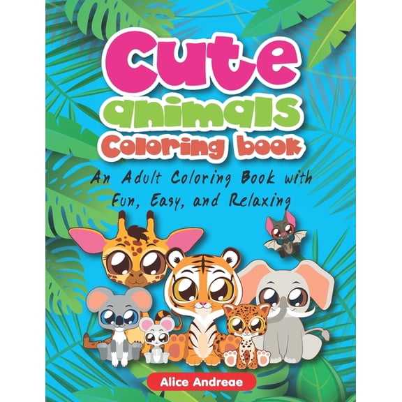 My first colouring book child from 2 years old - cute animals