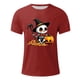 thumbnail image 4 of Blusas y camisas de manga corta y cuello redondo para hombre. Blusas/camisetas de manga corta con cuello redondo y estampado de Halloween para hombre. Blusa para hombre., 4 of 4