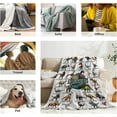 thumbnail image 7 of Dinosaur Blanket for Boys Girls,Dinosaur Gifts for Kids Blanket,Types of Dinosaurs Funny Throw Blanket,Soft Cozy Flannel Blanket Dinosaur Room Decor Gifts for Boys Girls,Kids Size- Dinosaur3, 7 of 7