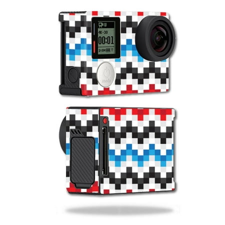 Mightyskins Protective Vinyl Skin Decal Cover for GoPro Hero4 Black Edition Camera Digital Camcorder wrap sticker skins Aztec
