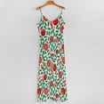 thumbnail image 5 of Tomato Pattern Sleeveless Dress Dresses Women Summer Women's Summer Clothing, 5 of 9