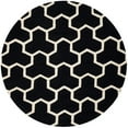 thumbnail image 3 of SAFAVIEH Cambridge Joshua Geometric Tessellation Wool Area Rug, Black/Ivory, 2'6" x 4', 3 of 9