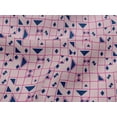 thumbnail image 4 of oneOone Viscose Jersey Fabric Diamond & Triangle Geometric Printed Craft Fabric BTY 60 Inches Wide, 4 of 4
