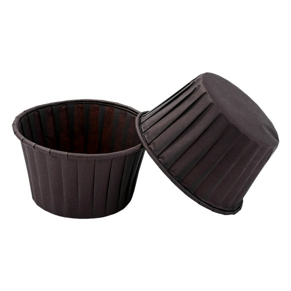 Disposable Cupcake Baking Mould Roll with Elegant Metallic Rim for High Temperature Oven Safe Convenient Creation 50PCS