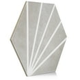 thumbnail image 3 of The Tile Project 9x10 Palm Bays Hexagon Dark Gray Porcelain Tile (8.08 Sq. ft./Box), 3 of 8