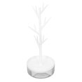 thumbnail image 4 of Jewelry Display Storage Rack, Bottom Tray Design Detachable Jewelry Hanging Tree Stand Multipurpose  For Cosmetic Items White,Blue, 4 of 8