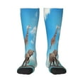 thumbnail image 1 of Balery Elephant Giraffe Calcetines novedosos Calcetines deportivos Calcetines hasta la rodilla Calcetines de algodón Calcetines originales y geniales, 1 of 6