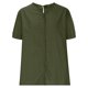 thumbnail image 4 of Camisas de Manga Corta para las Mujeres Casual V-Cuello Sólido Encaje Blusa Superior, Camisa de Verano de Moda para Diario Y Fiesta, 4 of 6