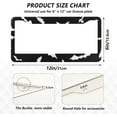 thumbnail image 4 of Coolnut Bat License Plate Frames 2pcs, Aluminum Universal Car License Plate Holder with Elliptical Hole for US Vehicles, 12"x 6", 4 of 7