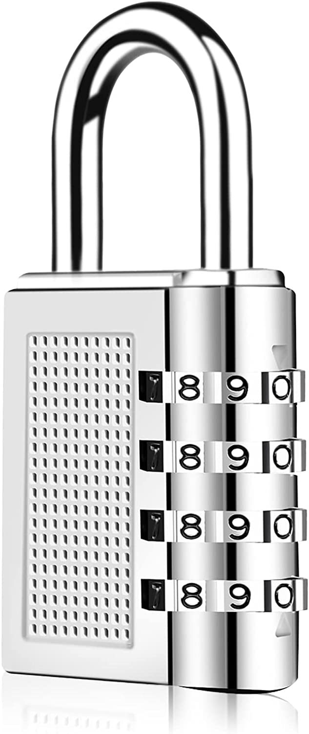 1 Pack Combination Steel Lock4 Digit Outdoor Waterproof Locker Lock