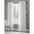 thumbnail image 3 of Sage Green Spring Floral Sheer Curtains 84 Inch Length 2 Panels Set, Summer Botanical Watercolor Voile Window Treatment Rod Pocket Curtains Sheers Drapes for Bedroom/Living Room/Kitchen 52"x84"x2, 3 of 7