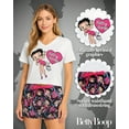 thumbnail image 2 of COCO BRANDS Betty Boop Womens Pajama Set - 2 Piece Short Sleeve Top & Sleep Shorts (Sizes: S-XL), 2 of 6