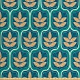 thumbnail image 1 of Leaves Fabric by the Yard Upholstery, Continuous Botanical Pattern with Leafy Branches, Decorative Fabric for DIY and Home Accents, Seafoam Amber by Ambesonne, 1 of 4