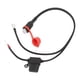 thumbnail image 4 of Cable De Conector Fusionado, Cobre Grueso Terminal De Anillo De Buena Conductividad Cable De Carga De Batería Anillos De 1/4 Pulg./M6 Resistente A La Intemperie Para Reparación, 4 of 7