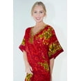 thumbnail image 5 of Miss Lavish London Kaftan Dresses for Women,Beach Kaftan Coverups,Hawaiian Coverups for Women,Long Beach & Swimsuit Coverups,Plus Size African Caftan Dress,Moroccan Style Loungewear Red XL, 5 of 7
